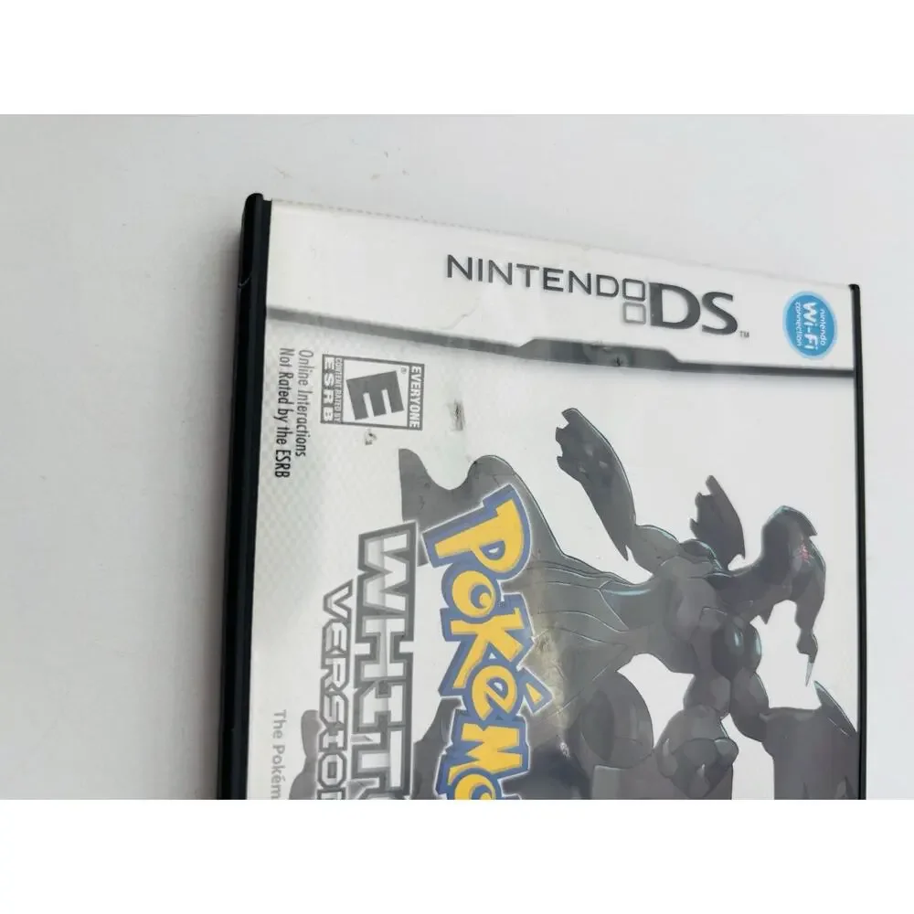 Case and Manual Only NO GAME OEM Pokemon White Version Nintendo DS Authentic